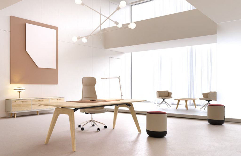 Aménagement d’un espace de bureau contemporain